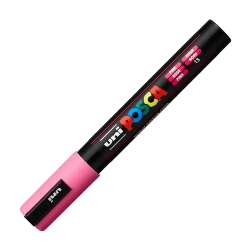 Marker acrilic PC-5M Medium, Roz 13, Posca — preț și oferte