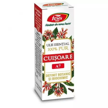 Ulei esential de cuisoare A7, 10 ml, Fares — preț și oferte