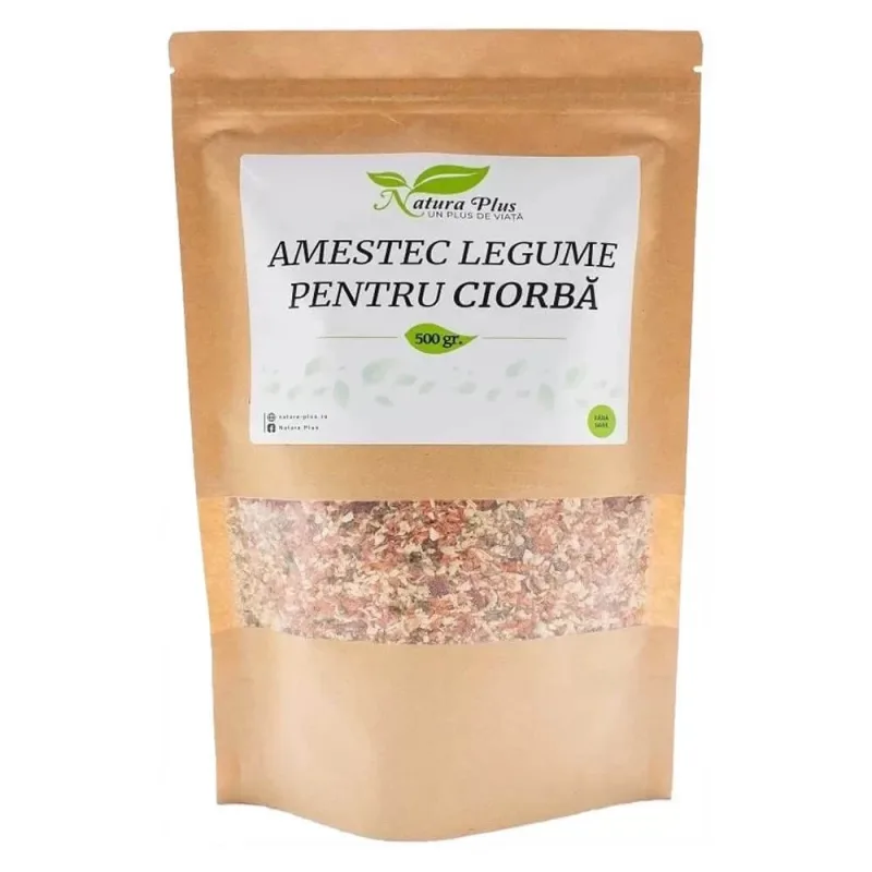 Amestec Legume pentru Ciorba, 500 g, Natura Plus — preț și oferte