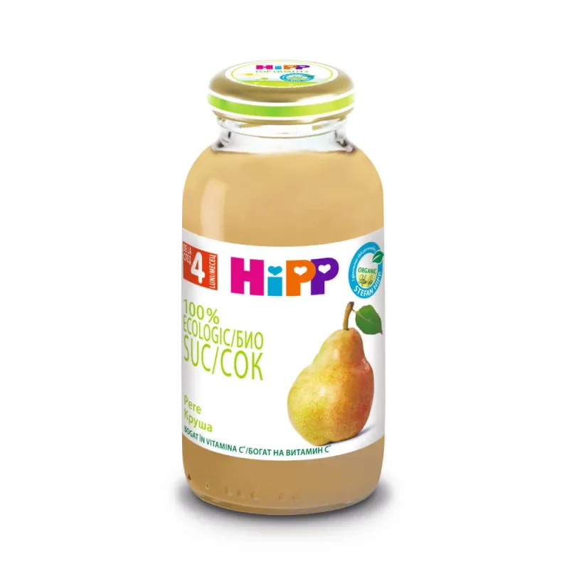 Suc Bio de pere, +4 luni, 200 ml, Hipp — preț și oferte