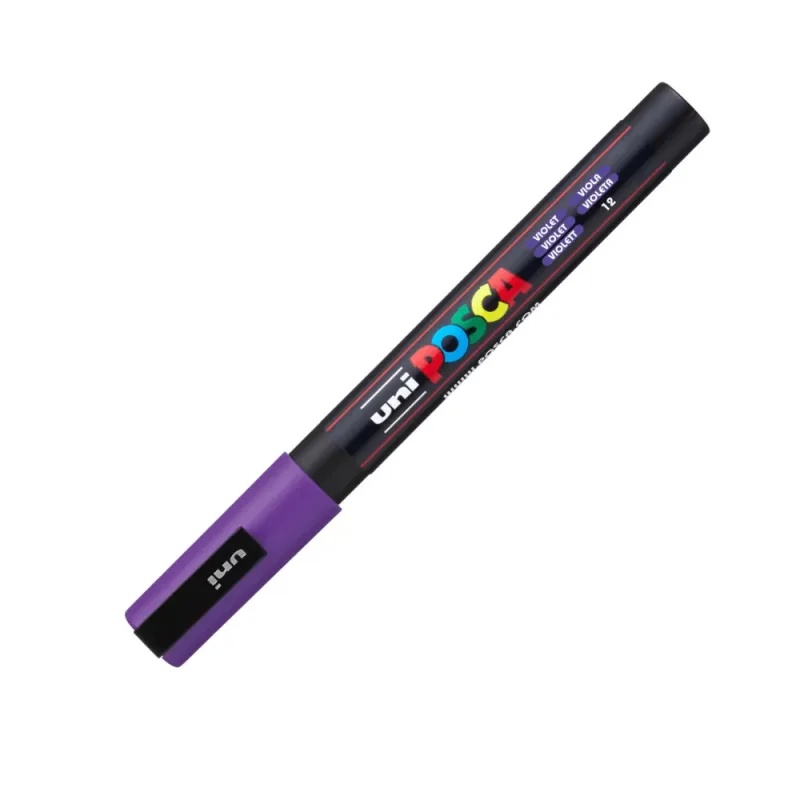 Marker acrilic PC-3M Fine, Violet 12, Posca — preț și oferte