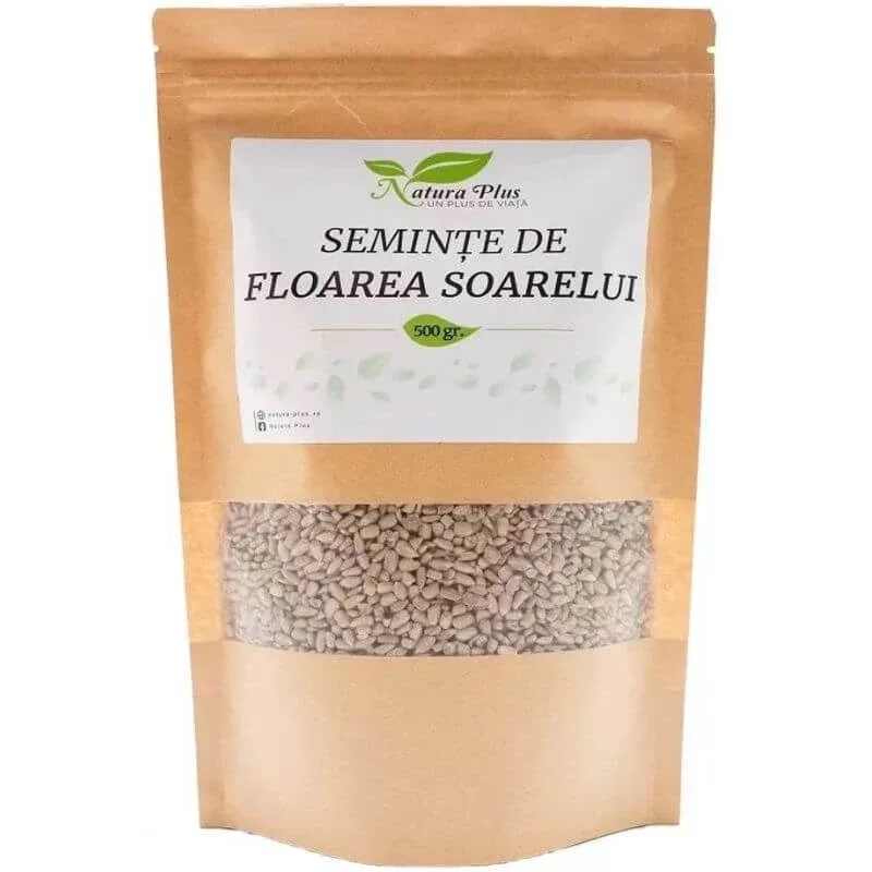 Seminte Floarea Soarelui, 500 g, Natura Plus — preț și oferte