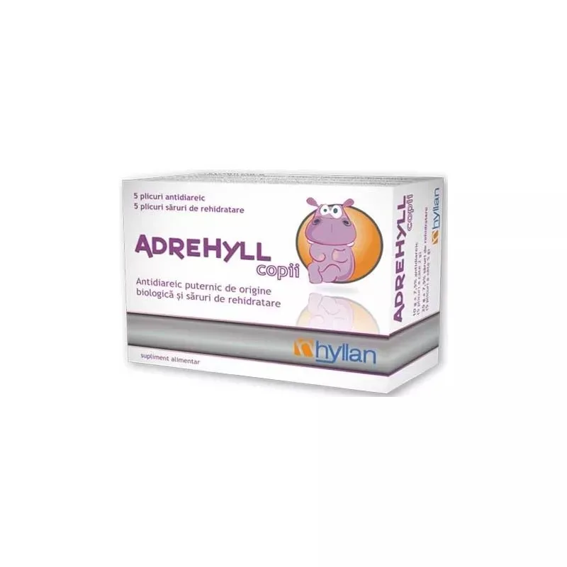 Adrehyll copii, 10 plicuri – Hyllan HYLLAN PHARMA — preț și oferte