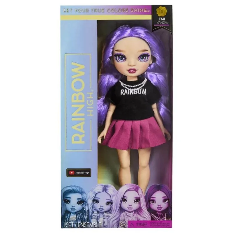 Papusa Emi Vanda, +6 ani, Rainbow High — preț și oferte