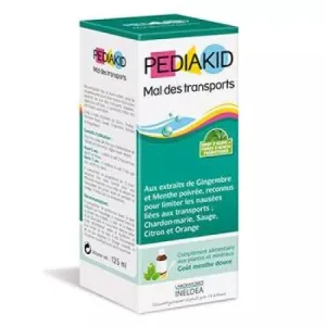 Sirop cu gust de menta rau de miscare, 125 ml, Pediakid