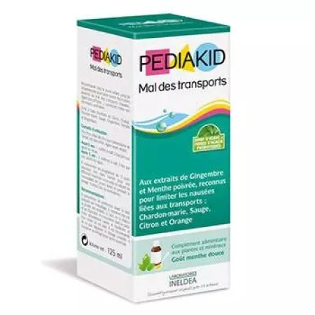Sirop cu gust de menta rau de miscare, 125 ml, Pediakid LABORATOIRES INELDEA — preț și oferte