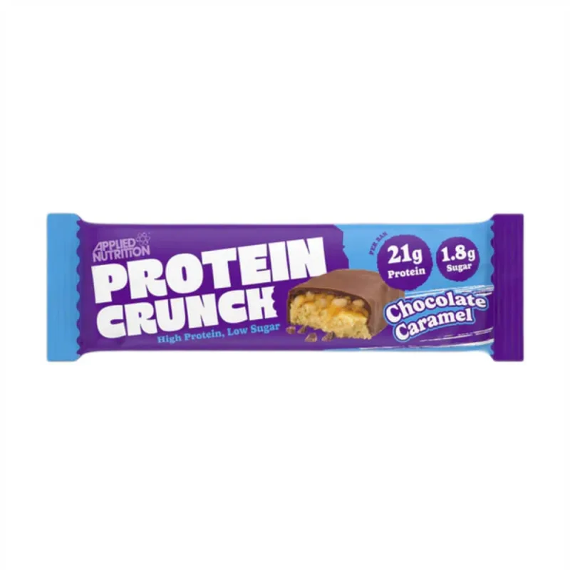 Baton proteic cu ciocolata cu lapte si caramel Protein Cunch, 62 g, Applied Nutrition — preț și oferte