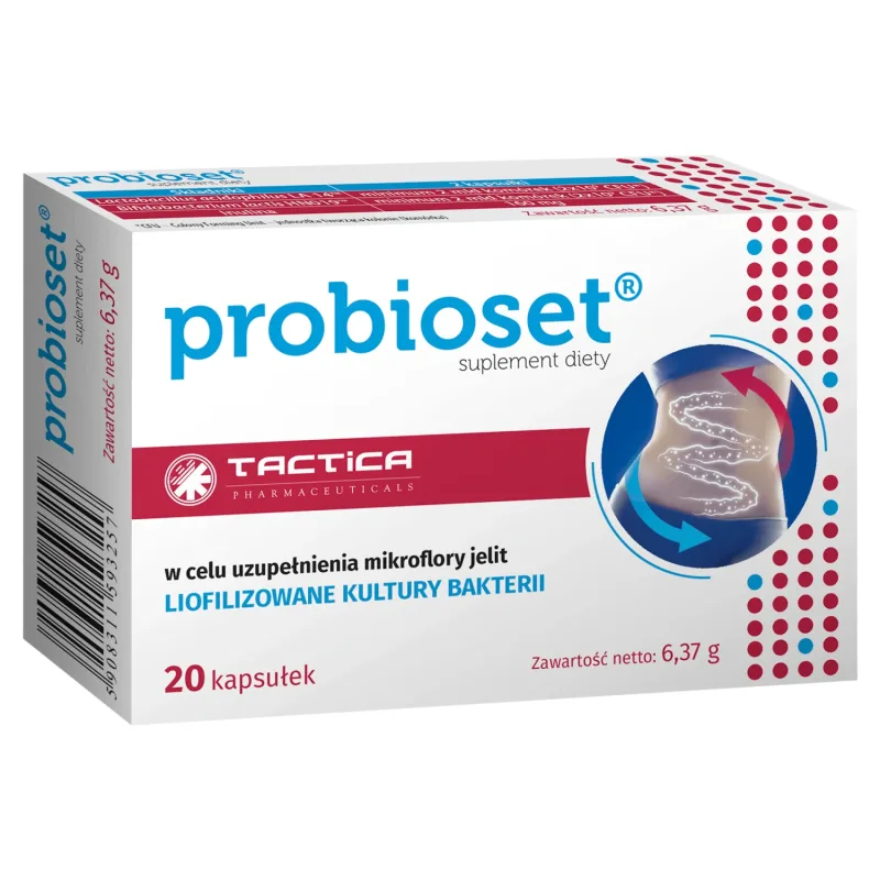 Probioset, 20 capsule — preț și oferte