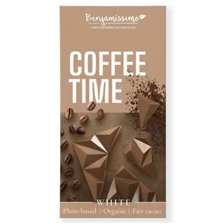 Ciocolata bio Coffe Time, 60 g, Benjamisimo Benjamissimo — preț și oferte