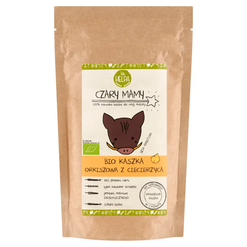 Helpa Mom's Spells Bio Terci de spelt cu năut, fără lapte, fără zahăr adăugat, 200 g — preț și oferte