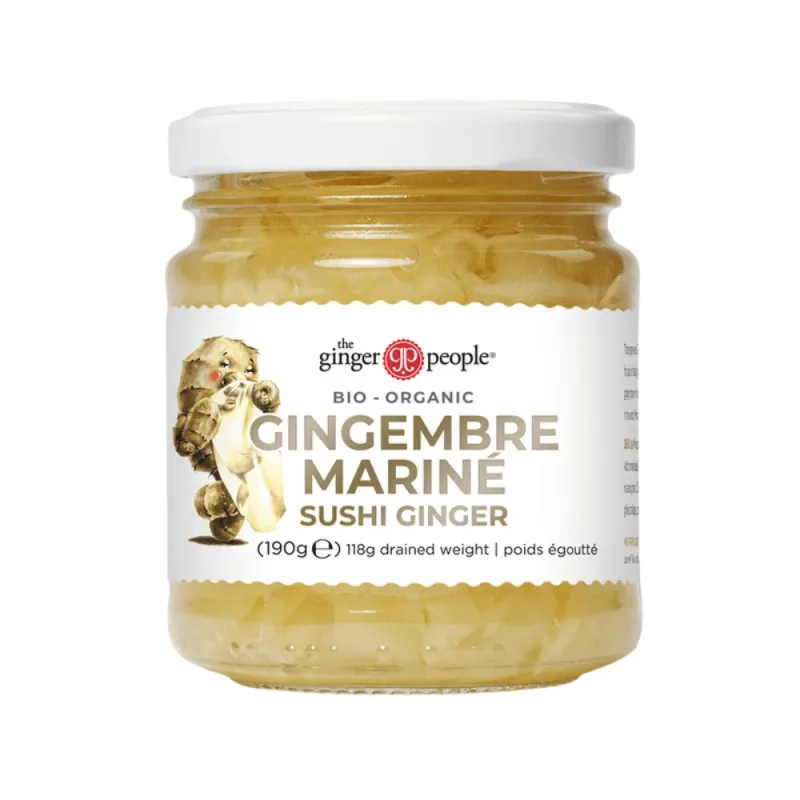 Ghimbir Murat Sushi Bio, 190 g, The Ginger People Ginger Jack — preț și oferte