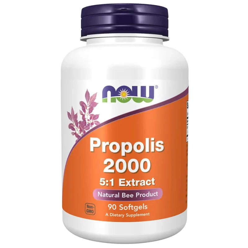 Now Foods Propolis 2000 5:1 Extract, 90 capsule — preț și oferte