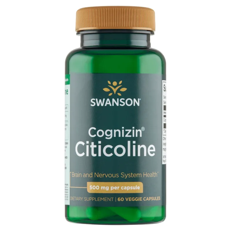 Swanson Cognizin Citicoline, citicolină, 60 capsule vegetariene — preț și oferte