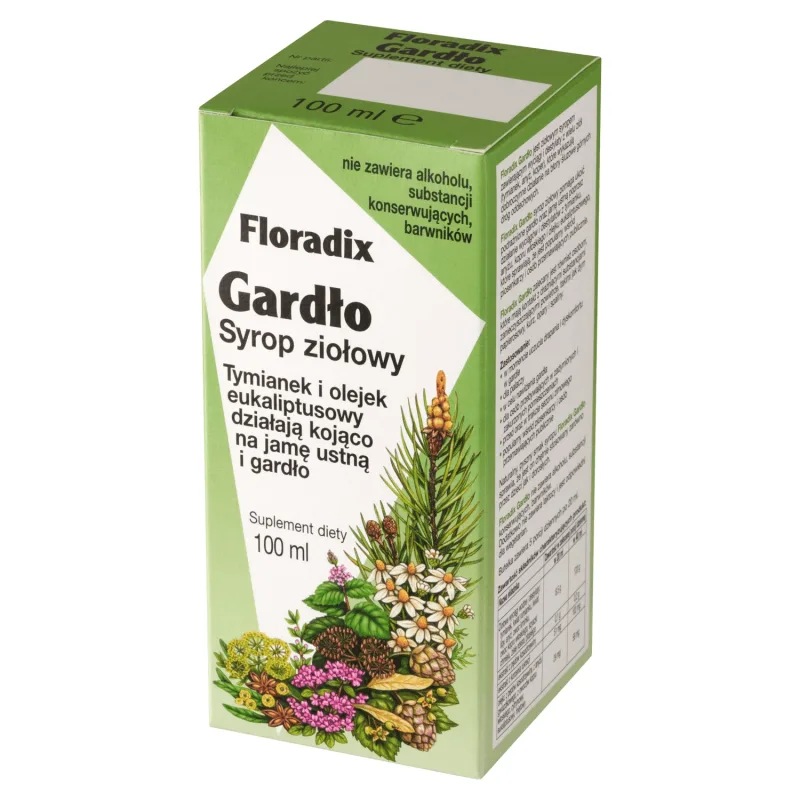 Floradix Throat, sirop din plante, 100 ml — preț și oferte