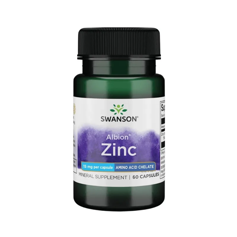 Swanson Albion Zinc, chelat de zinc, 60 capsule — preț și oferte