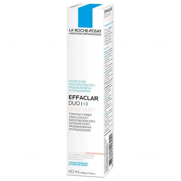 La Roche-Posay Effaclar Duo+ Unifiant, Cremă tonică pentru combaterea imperfecțiunilor, nuanță deschisă, 40 ml — preț și oferte