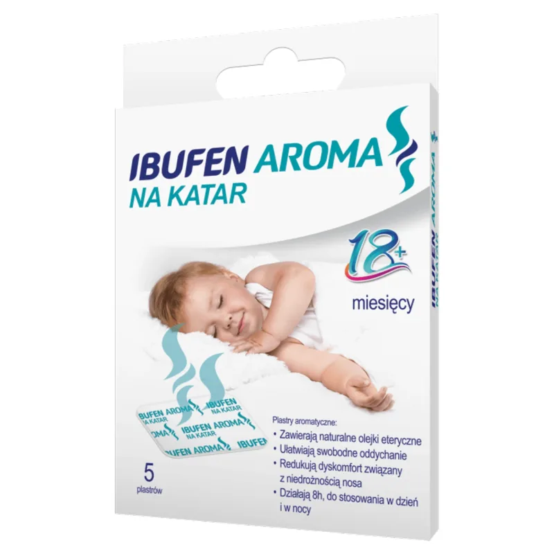Ibufen Aroma Na Katar, plasture aromatic, după vârsta de 18 luni, 5 bucăți — preț și oferte
