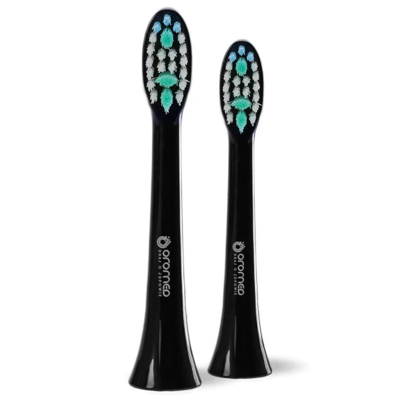 Oromed, vârfuri de schimb pentru periuța de dinți Oro-Sonic X Pro, negru, 2 bucăți — preț și oferte