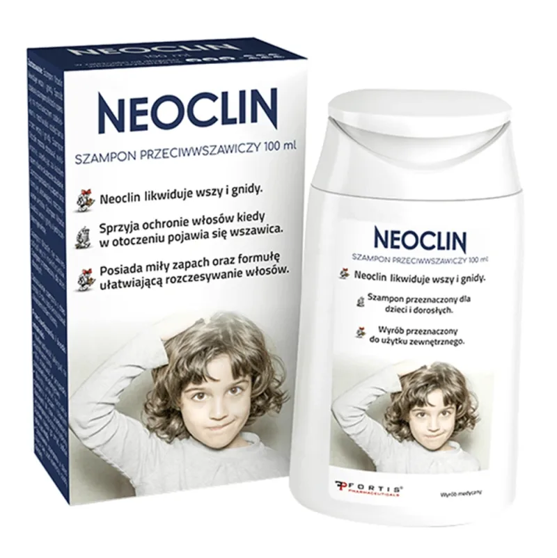 Neoclin, șampon împotriva mâncărimilor pentru copii și adulți, 100 ml — preț și oferte