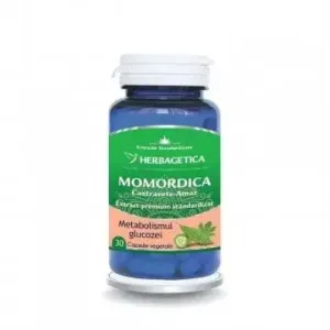 Momordica extract castravete amar, 30 capsule, Herbagetica