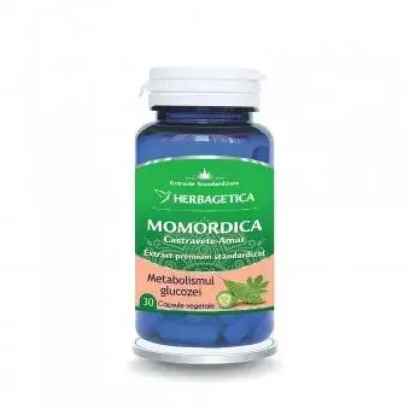 Momordica extract castravete amar, 30 capsule, Herbagetica — preț și oferte