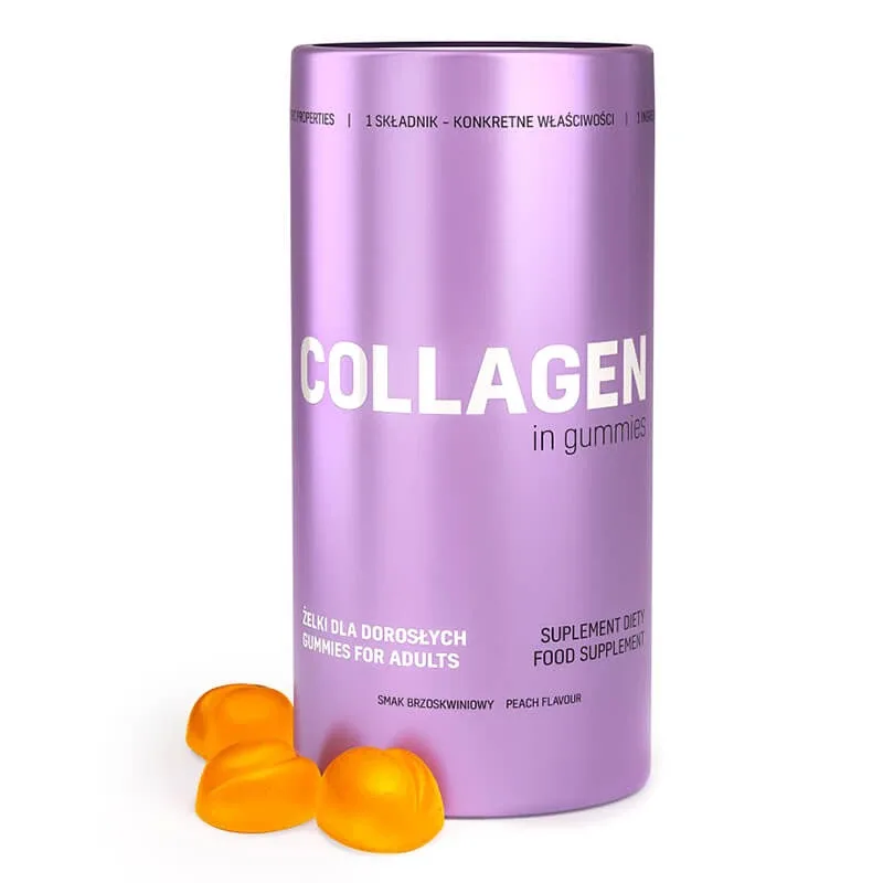 Noble Health Colagen în jeleu, aromă de piersici, 60 bucăți — preț și oferte