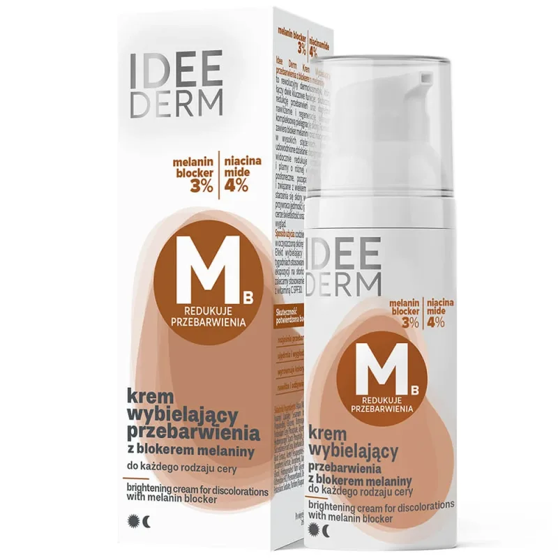 Idee Derm, cremă de albire a imperfecțiunilor cu blocant de melanină, 50 ml — preț și oferte