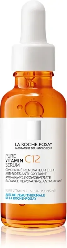 La Roche-Posay Pure Vitamin C12, ser concentrat antirid cu vitamina C, piele sensibilă, 30 ml — preț și oferte