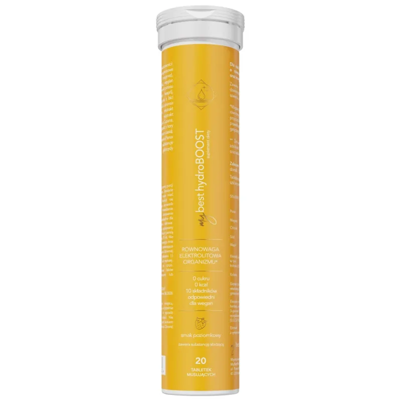 MyBestHydroBoost, aromă de căpșuni, 20 comprimate efervescente — preț și oferte