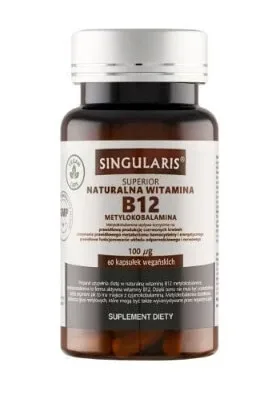 Singularis Natural vitamina B12 metilcobalamină 100 mcg, 60 capsule — preț și oferte