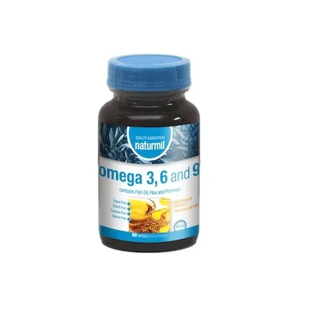 Omega 3-6-9, 60 capsule, Naturmil — preț și oferte