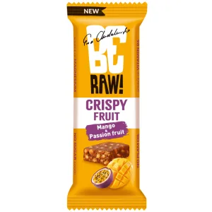 BeRAW! Crispy Fruit, baton, mango și fructul pasiunii, 40 g