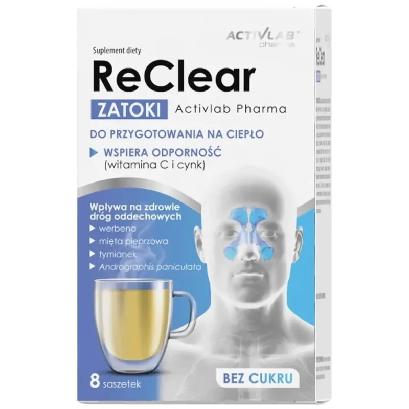 ActivLab Pharma ReClear Zatoki, 8 pliculețe x 5 g — preț și oferte