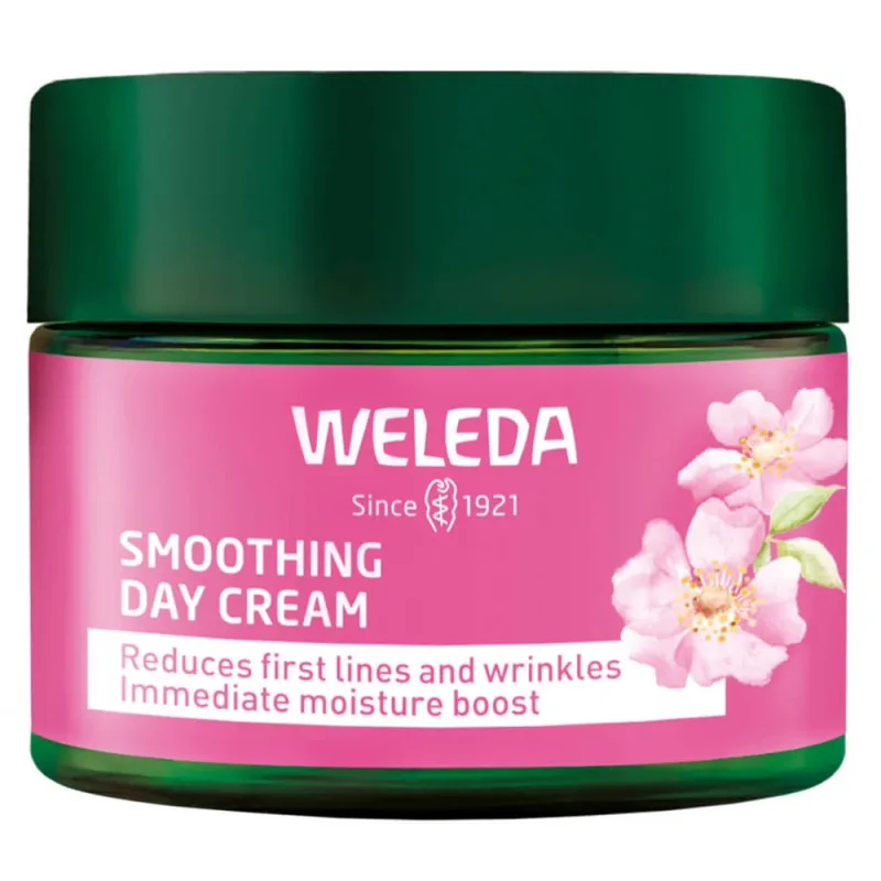 Weleda, cremă de zi netezitoare cu trandafir sălbatic și ceai alb, 40 ml — preț și oferte