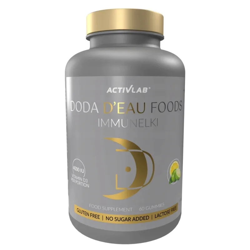 AcivLab Doda D'Eau Foods Immunelles, jeleuri, aromă de lămâie și limetă, 60 bucăți Activlab — preț și oferte