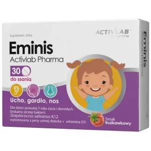 Activlab Pharma Eminis, aromă de căpșuni, 30 pastile