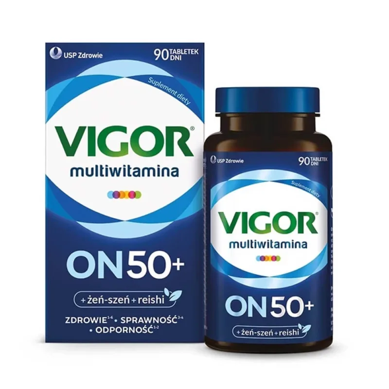 Vigor Multivitamin On 50+, 90 comprimate — preț și oferte