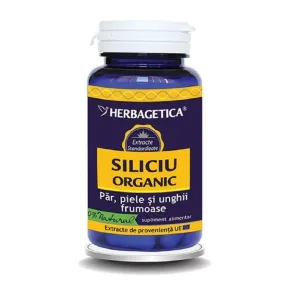 Siliciu organic, 30 capsule, Herbagetica