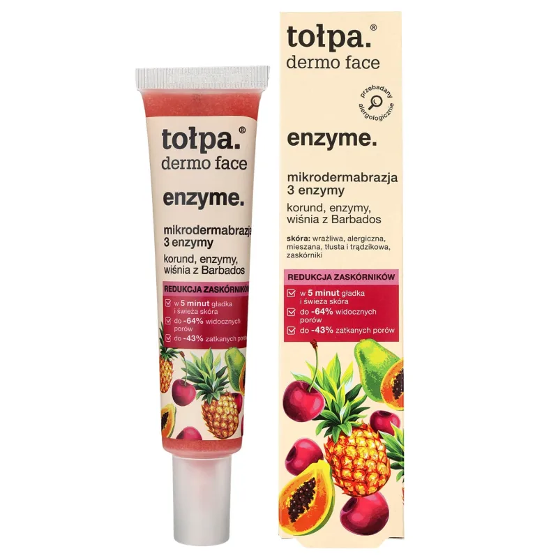 Tolpa Dermo Face Enzyme, microdermabraziune 3 enzime, 40 ml — preț și oferte