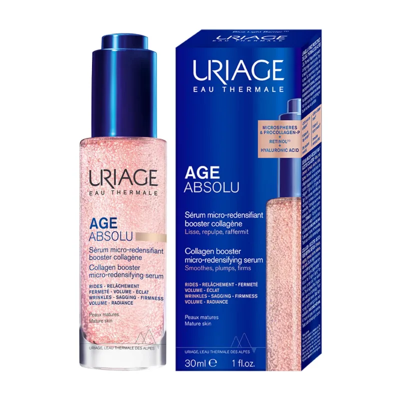 Uriage Age Absolu Collagen, ser pentru microîngroșarea pielii, 30 ml — preț și oferte