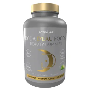 AcivLab Doda D'Eau Foods BeautyGummies, boabe de jeleu, aromă de lămâie și limetă, 60 bucăți