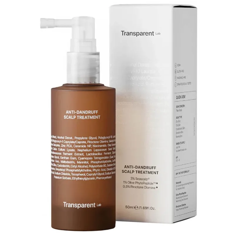 Transparent Lab mătreață scalp tratament, reglarea părului ser tratament, 50 ml — preț și oferte