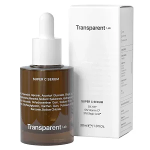 Transparent Lab Super C Serum, ser cu vitamina C și acid hialuronic, 30 ml