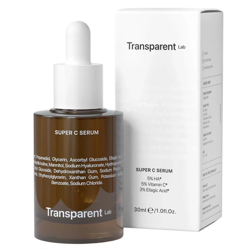 Transparent Lab Super C Serum, ser cu vitamina C și acid hialuronic, 30 ml — preț și oferte