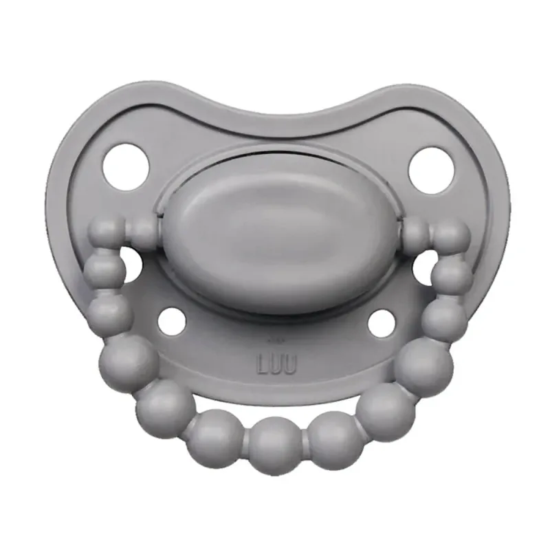 Luu Kids, suzetă, poziționare, silicon, Lovely Gray, de la 6 luni, 1 buc — preț și oferte