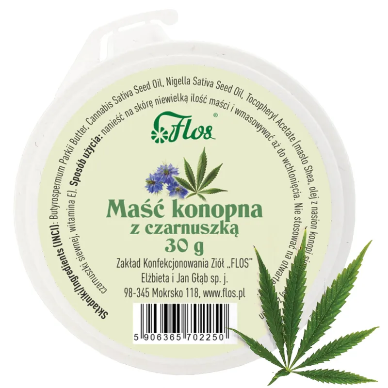 Flos, unguent de cânepă cu chimen, 30 g — preț și oferte