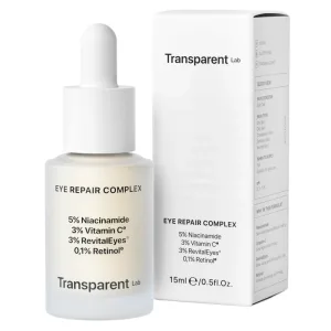 Transparent Lab Eye Repair Complex, gel pentru ochi cu retinol, 15 ml