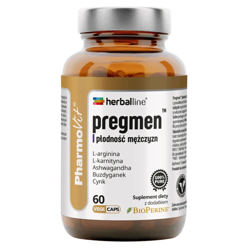 Pharmovit HerbalLine Pregmen Male Fertility, 60 capsule pe bază de plante — preț și oferte