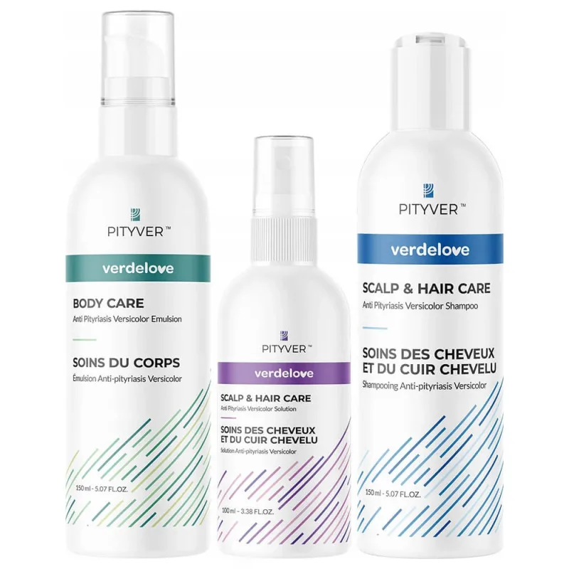Verdelove Pityver kit, pentru mătreață cu cruste, șampon 150 ml + lichid, 100 ml + emulsie, 150 ml — preț și oferte