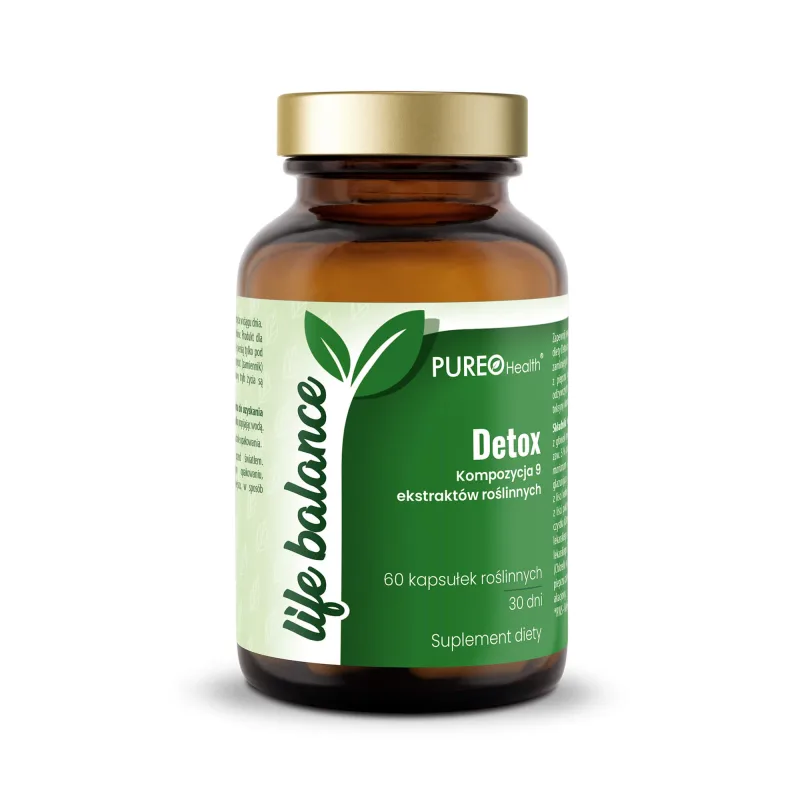 Pureo Health Life Balance Detox, 60 capsule — preț și oferte